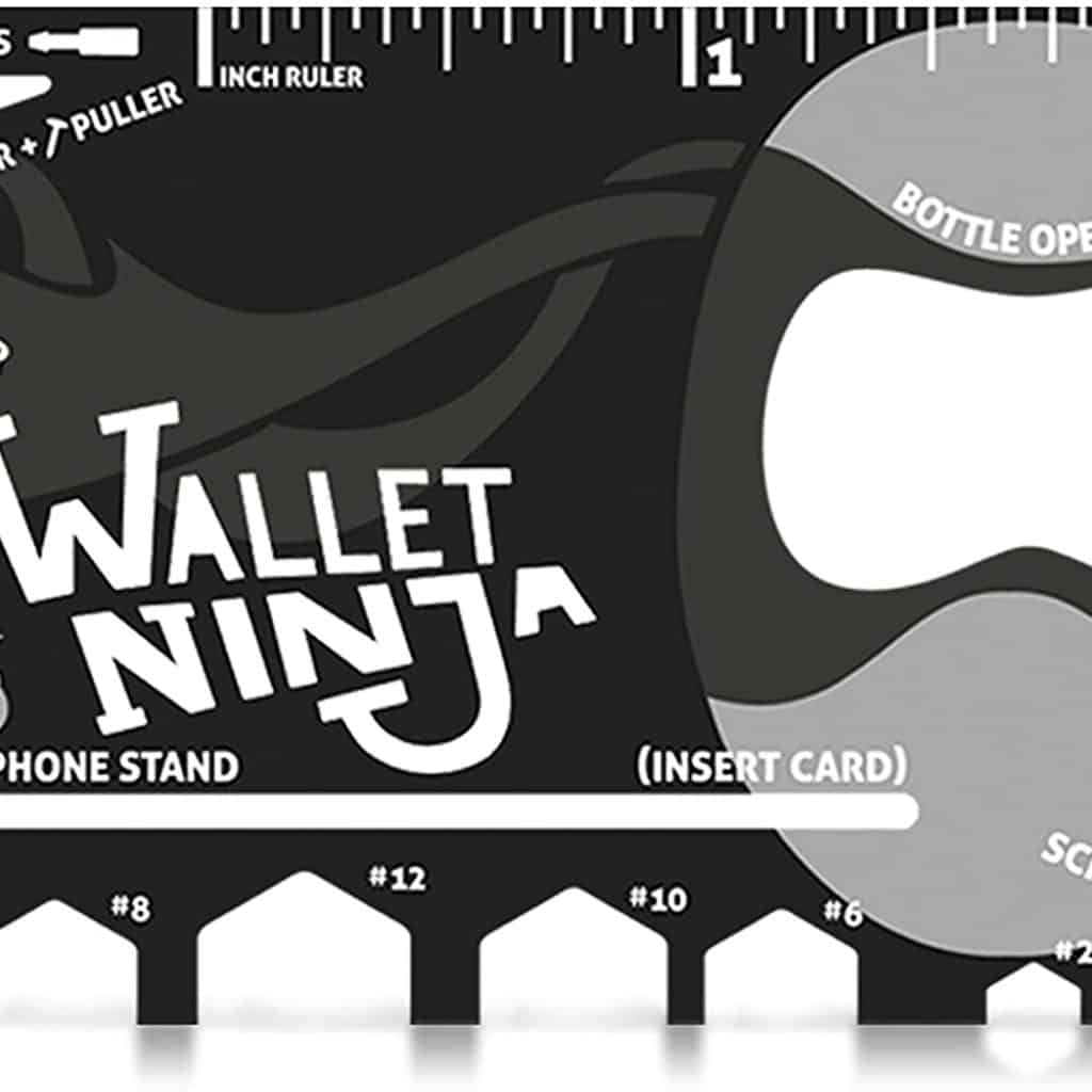 christmas stocking stuffer for men: wallet ninja multitool