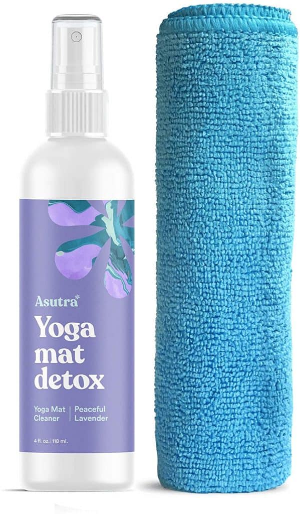 gifts for yogis: yoga mat cleaner