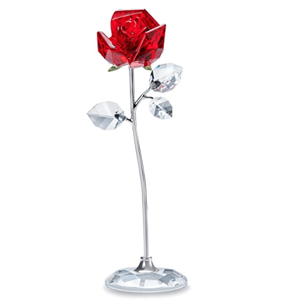 crystal anniversary gifts for her: A Crystal Rose