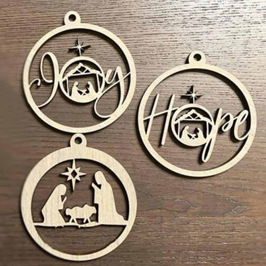 Nativity Ornaments - Christian Gifts for Men