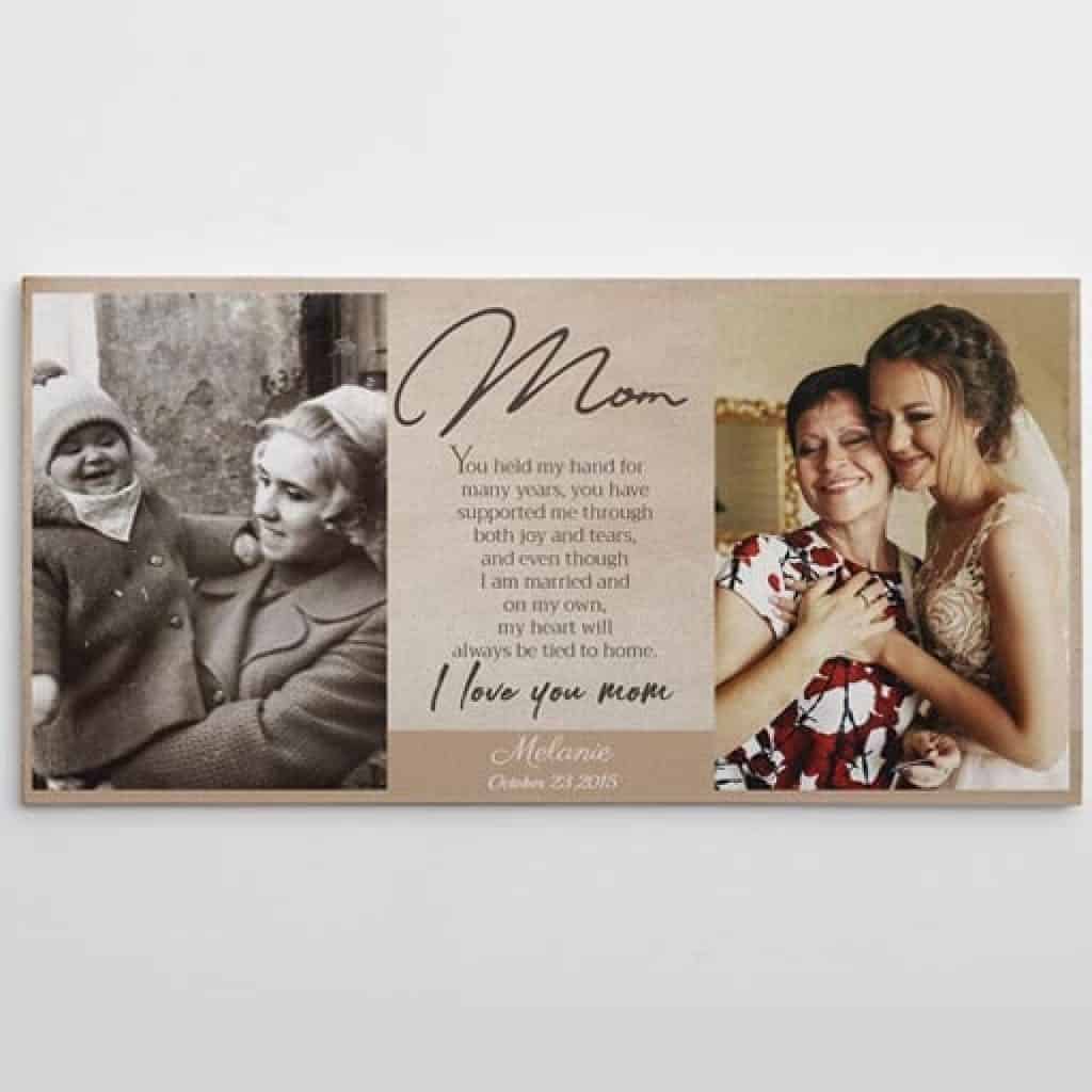 Photo Canvas Print- mother of the bride gifts