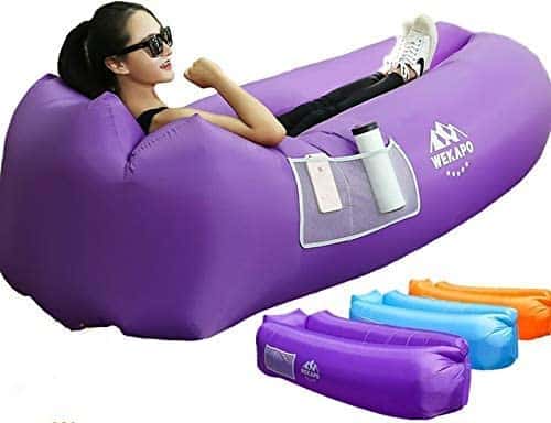 fun camping gifts: inflatable lounger