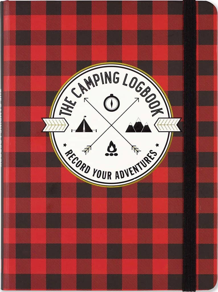 gifts for camping lovers: camping logbook