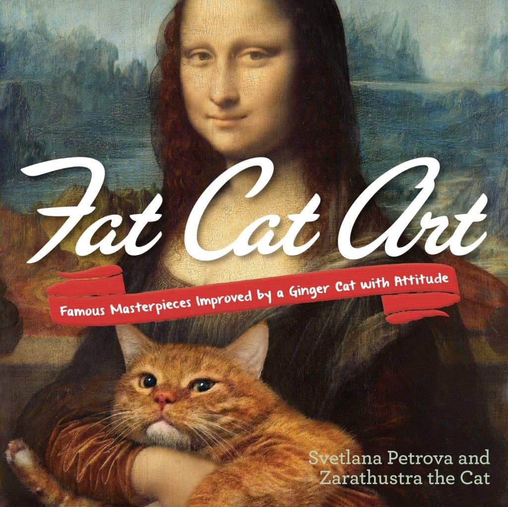gag gifts ideas: fat cat art book
