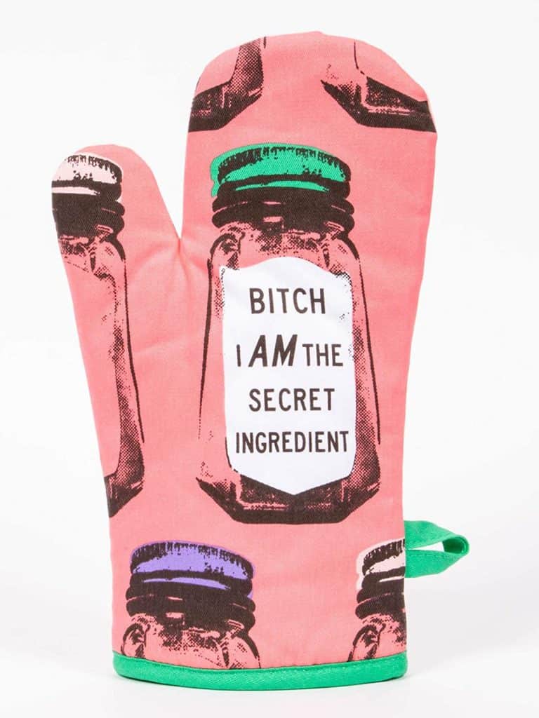 best gag gifts: funny oven mitts