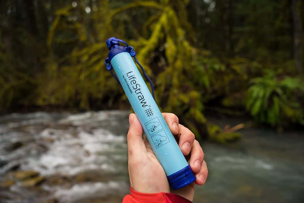 camping gifts: lifestraw