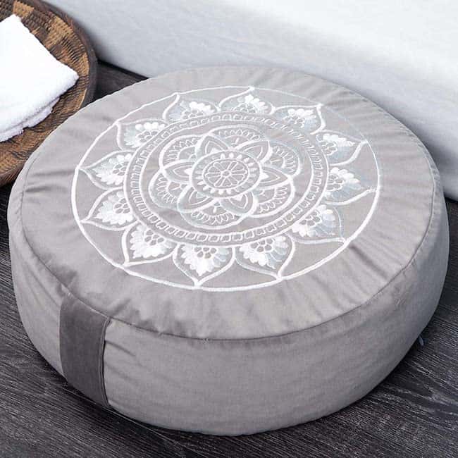 meditation and yoga lotus pillow