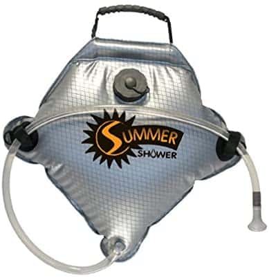best camping gifts: solar shower