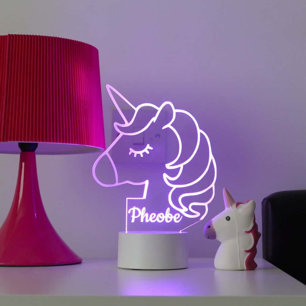 unicorn night light for kids