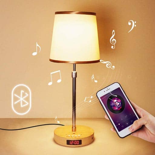 Bedside Lamp Bluetooth Speaker - gifts for groom