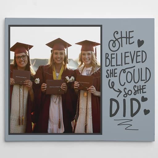 Graduation Custom Photo Canvas - nurse graduation gift idea