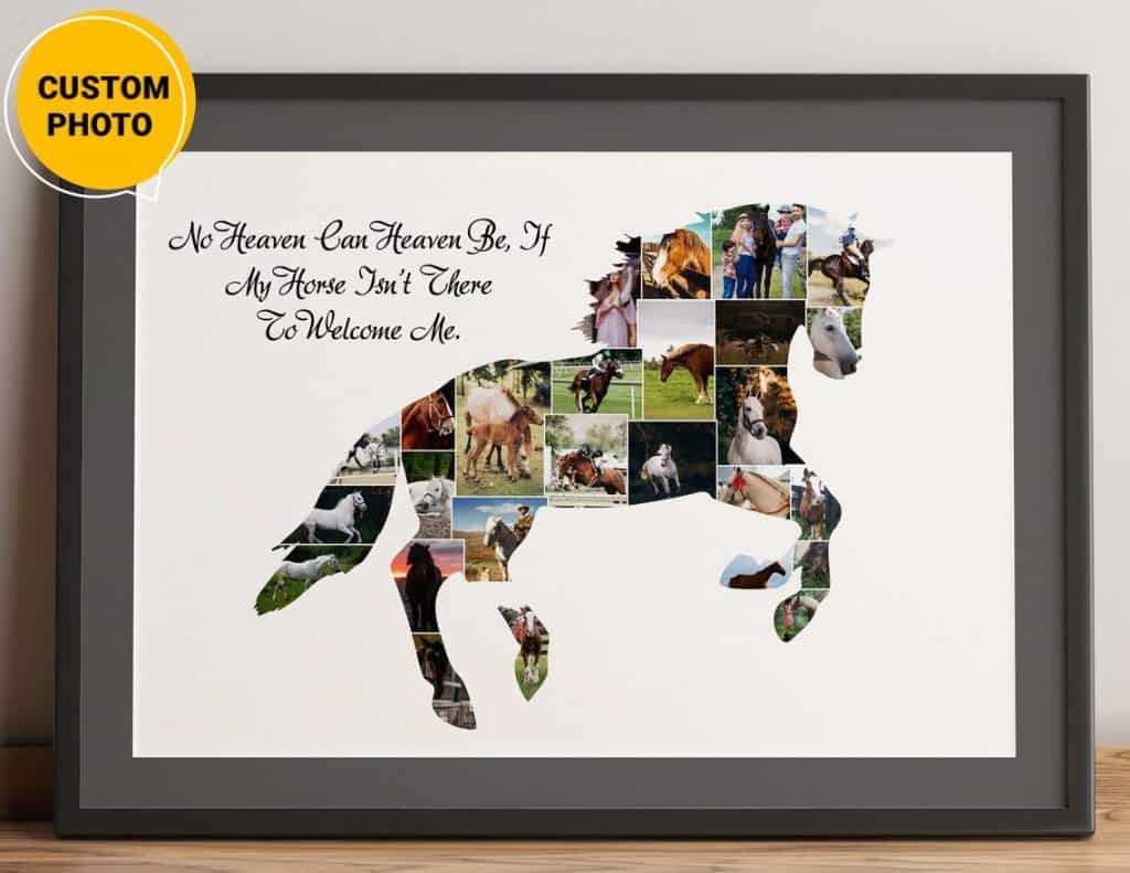 custom horse photo - gifts for horse lovers
