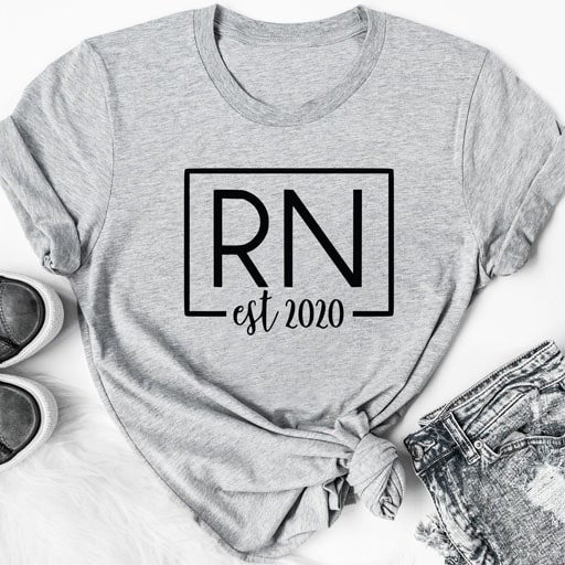 gifts for nursing students - RN Nurse Shirt