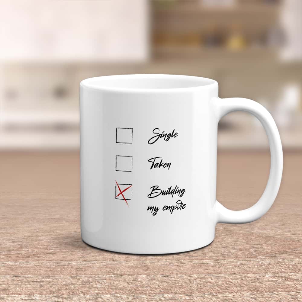 building my empire mug gift for boss