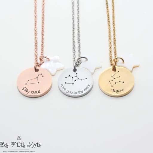 cute gift ideas for girlfriend: Zodiac Necklace