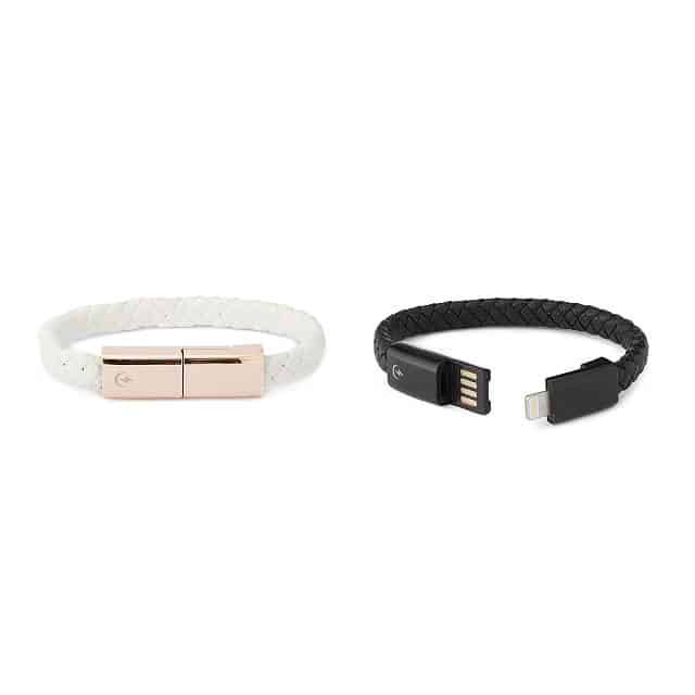 tech gifts for women: charging cord bracelet