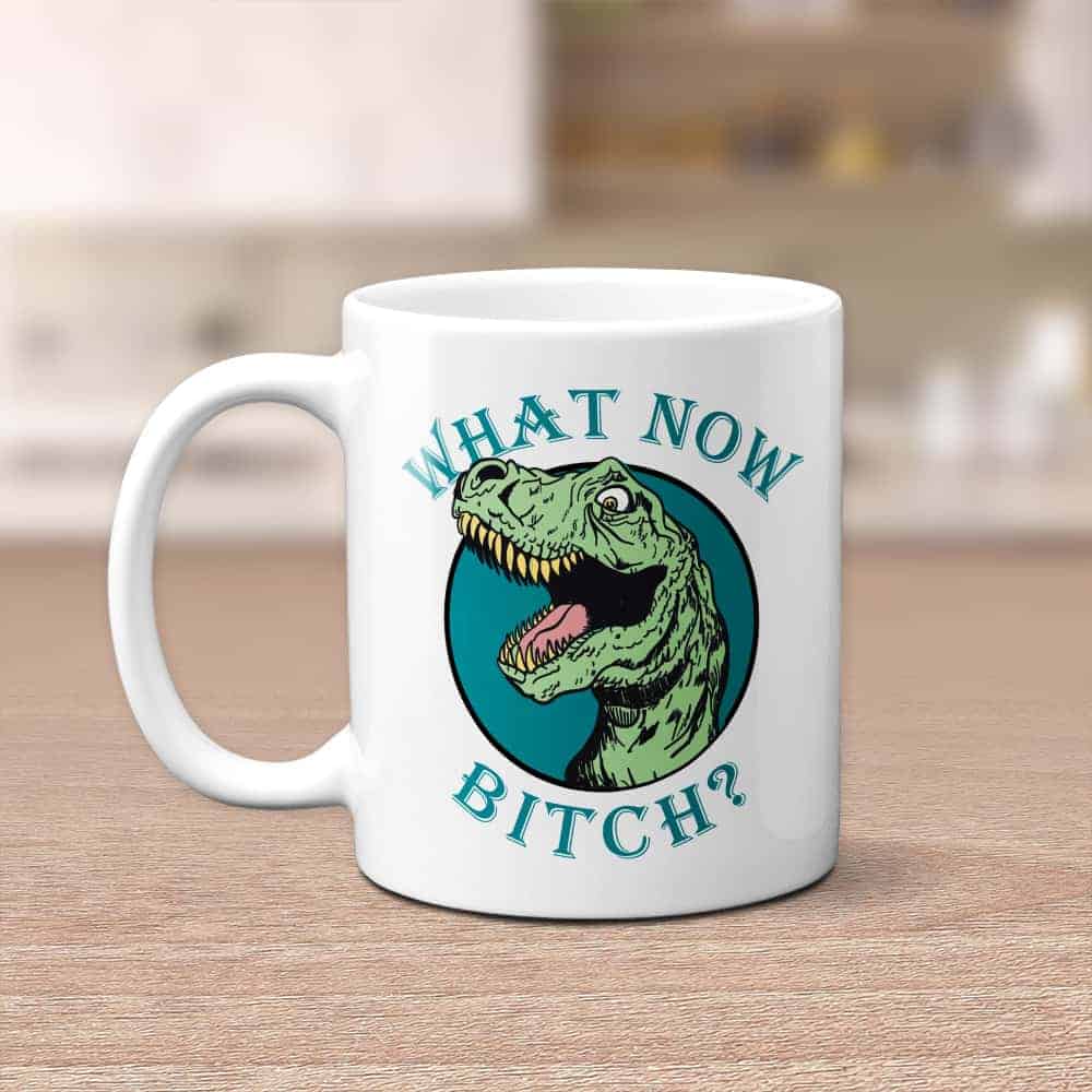 funny dinosaur coffee mug for coworkers