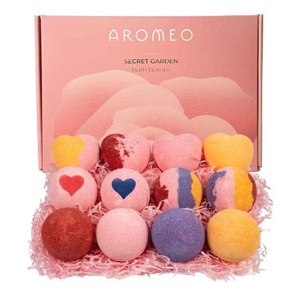 Luxury Organic Bath Bombs - valentine day ideas for women