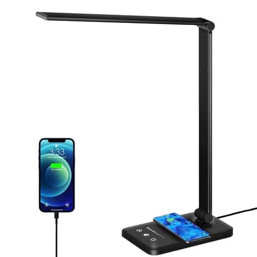 gift ideas for female high school graduate: Desk Lamp with Wireless Charger
