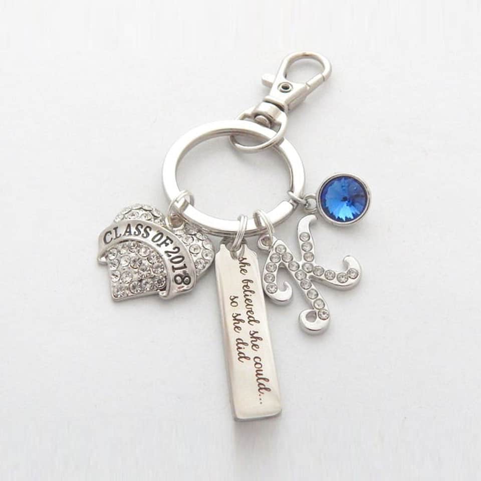 what to get sister for graduation: Graduation Keychain
