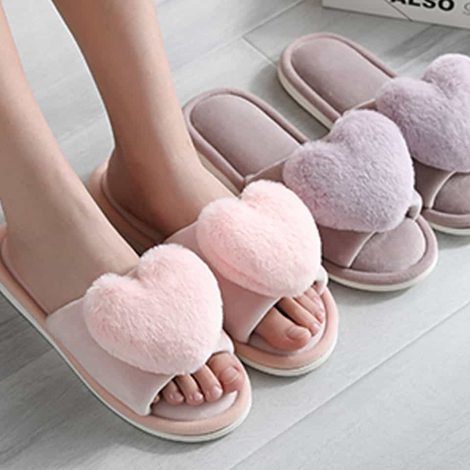 Heart Slippers - valentines day surprises