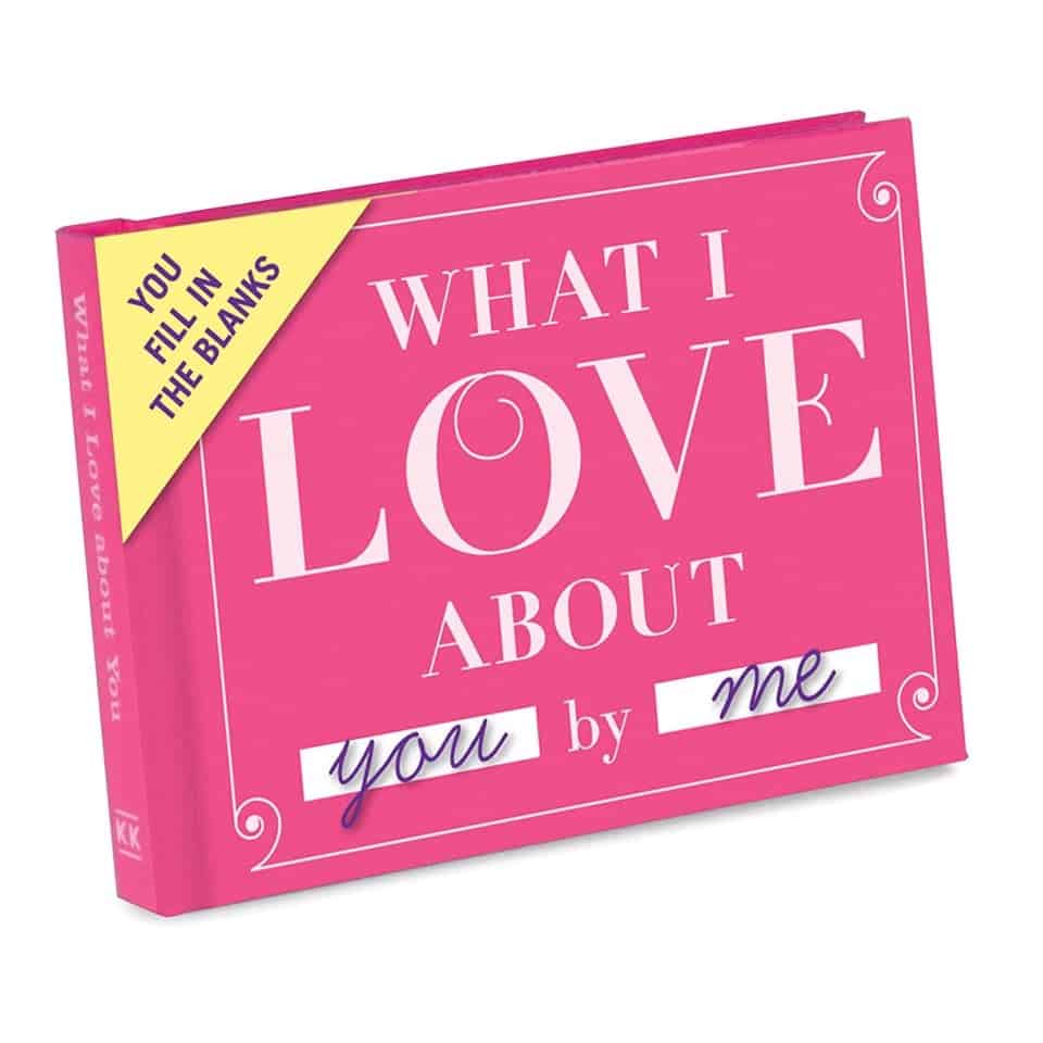 What I Love About You Love Book - valentines day presents