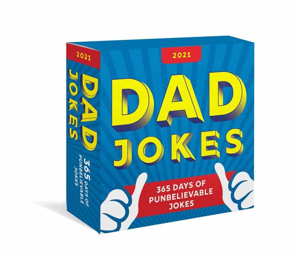 funny gifts for dad: 2021 dad jokes boxed calendar
