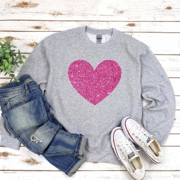 Heart Sweatshirt - valentines day surprises