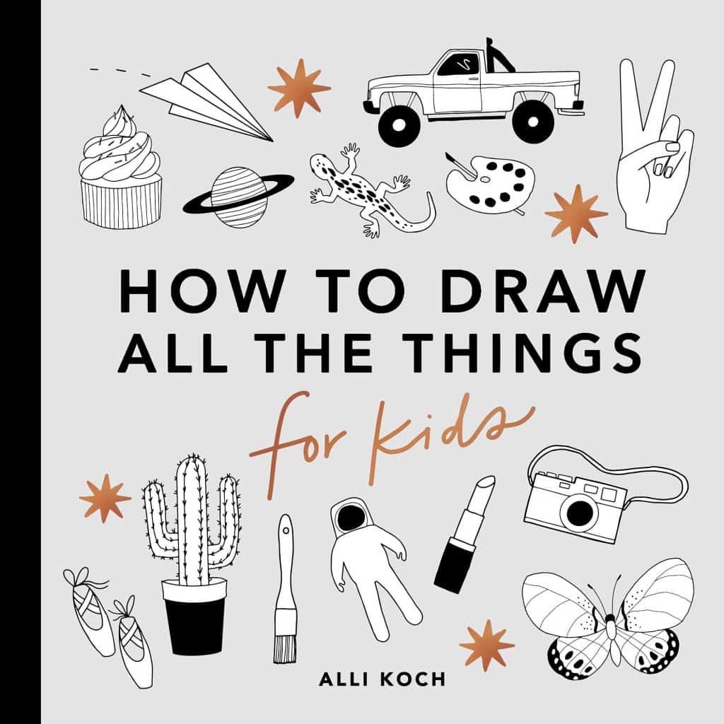 valentine gift for grandchildren: how to draw all the things book
