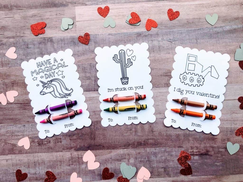 kids valentines gifts ideas: valentines day coloring cards