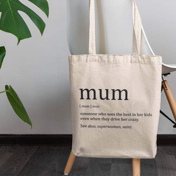 unusual mothers day gift: Funny Mum Definition Tote Bag