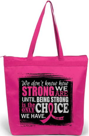 we don't know how strong we are tote bag