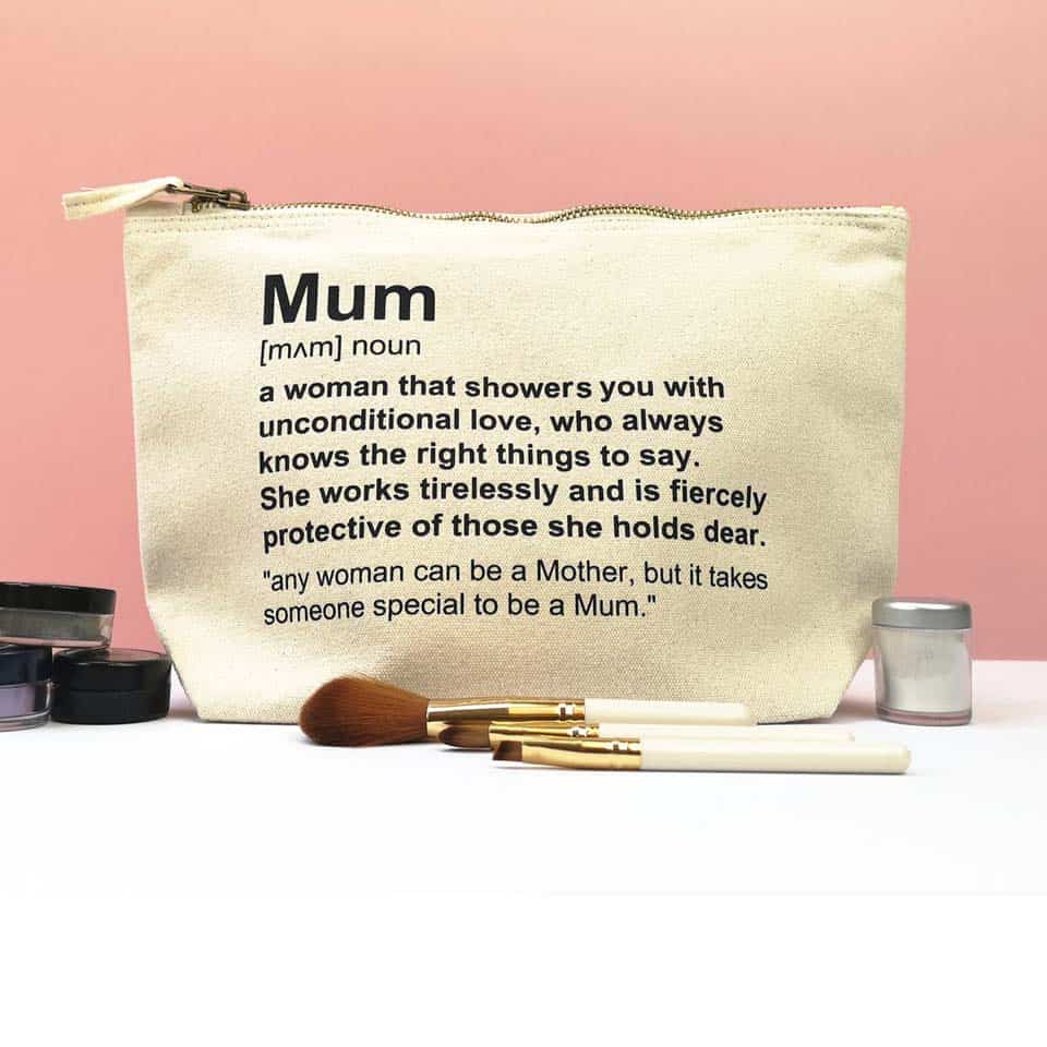 Mom Definition Makeup Bag - mum gifts from son