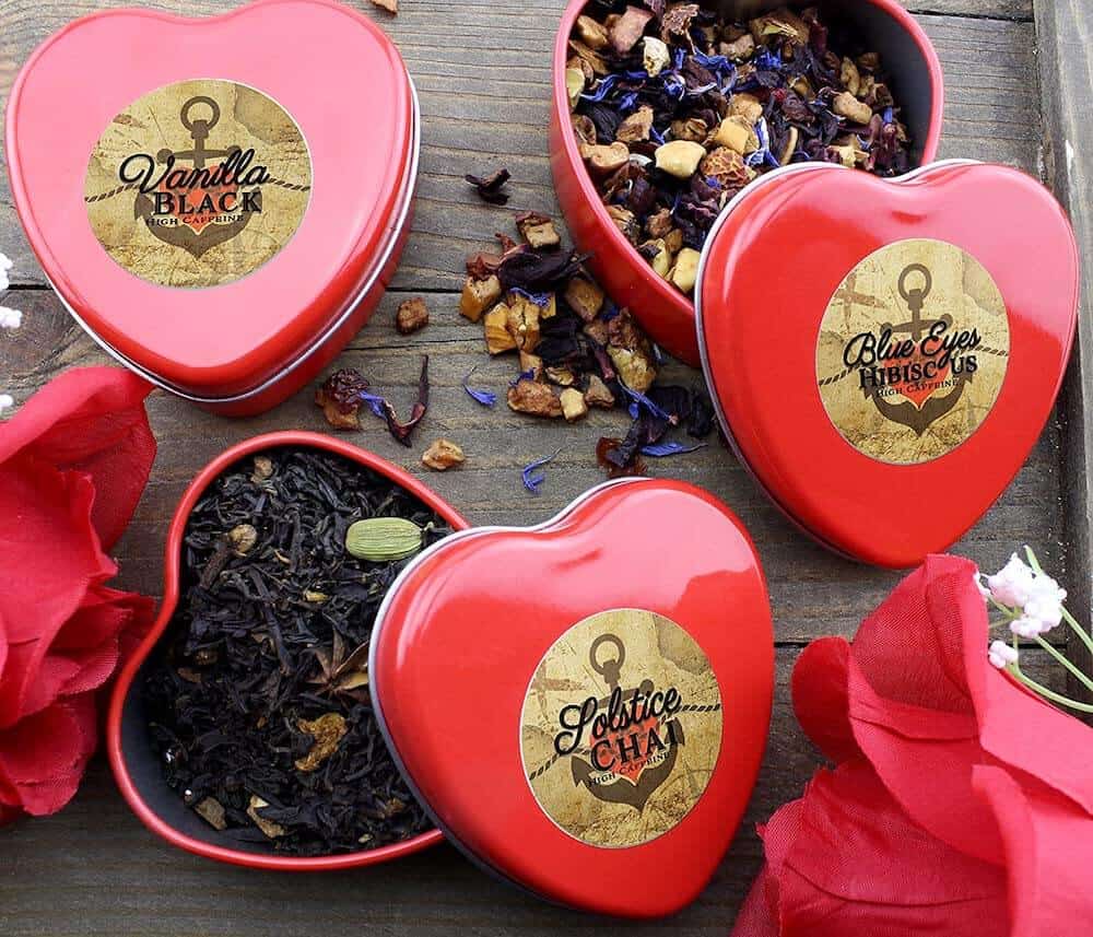 Sweetheart Loose Leaf Tea Sampler Gift Set for mom
