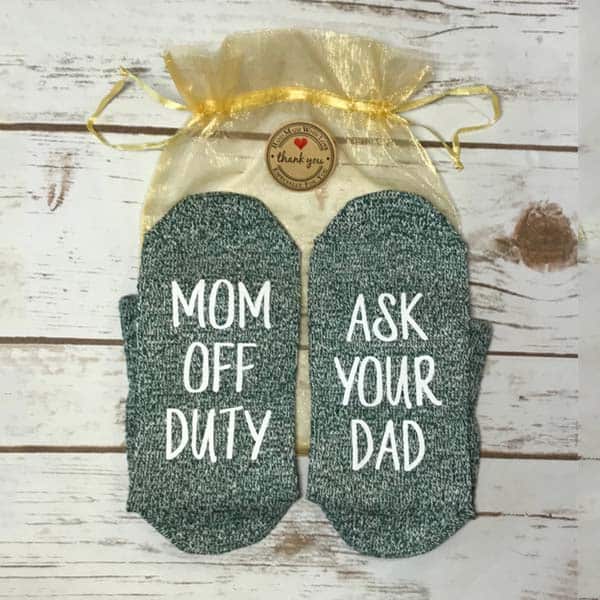 hilarious mothers day: Mom Of Duty Socks