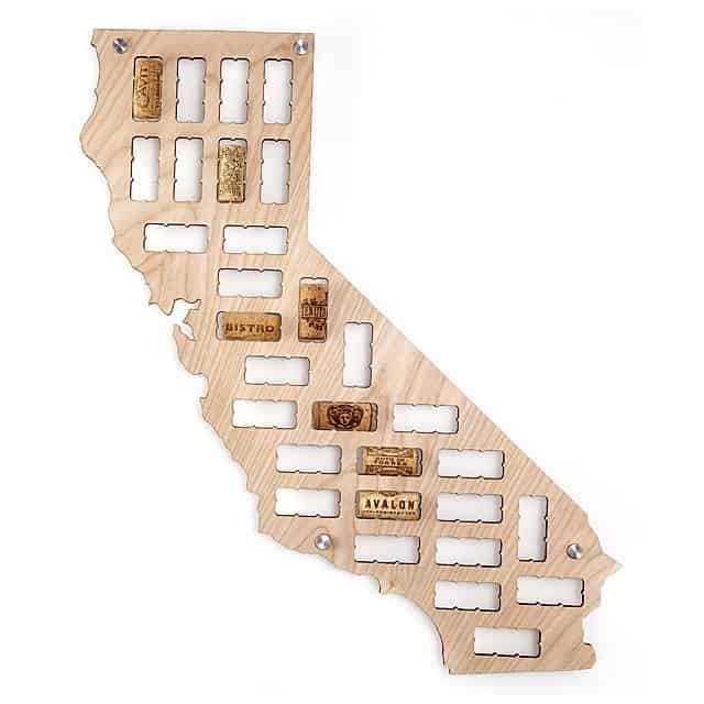 gift ideas for hard to buy for man: wine cork states