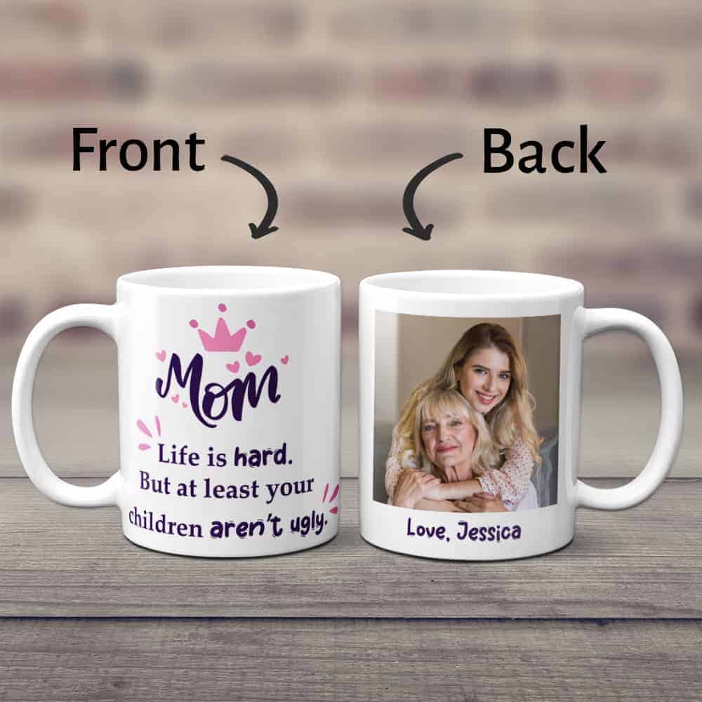 funny custom photo mug for mothers day 
