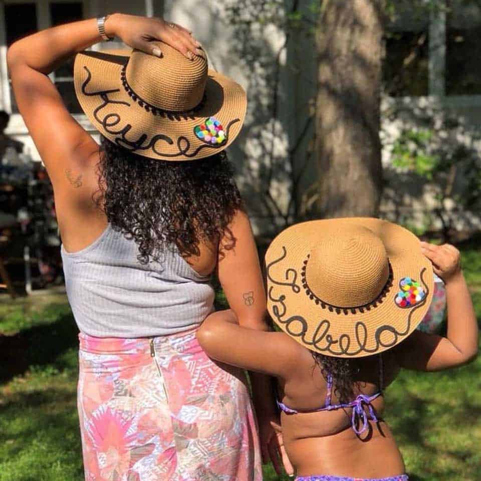 Matching Beach Hat - matching mother daughter gifts