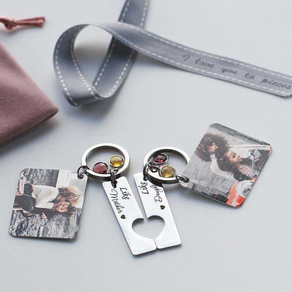 Photo Keyring - special mother daughter gifts