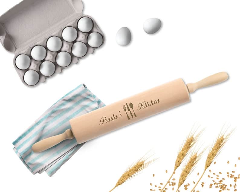 engraved rolling pin 