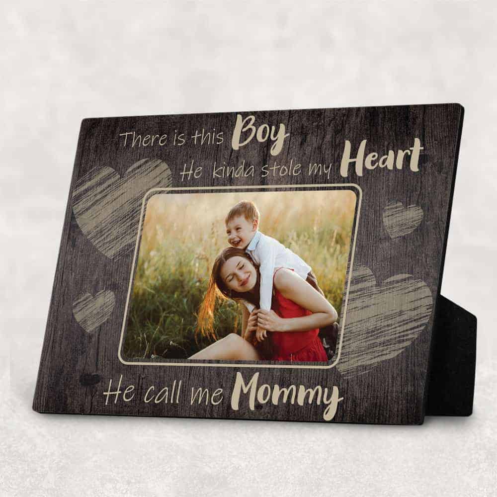 mothers day gift ideas for mom from son: nHe Calls Me Mommy Desktop Plaque