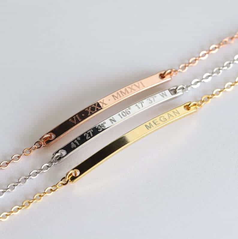 personalized gifts for mothers: personalized bracelets