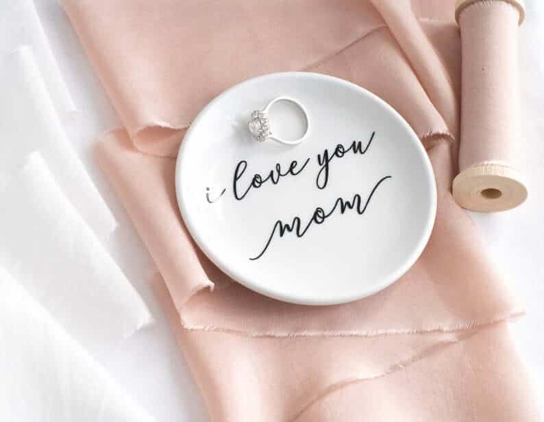 personalized ring dish