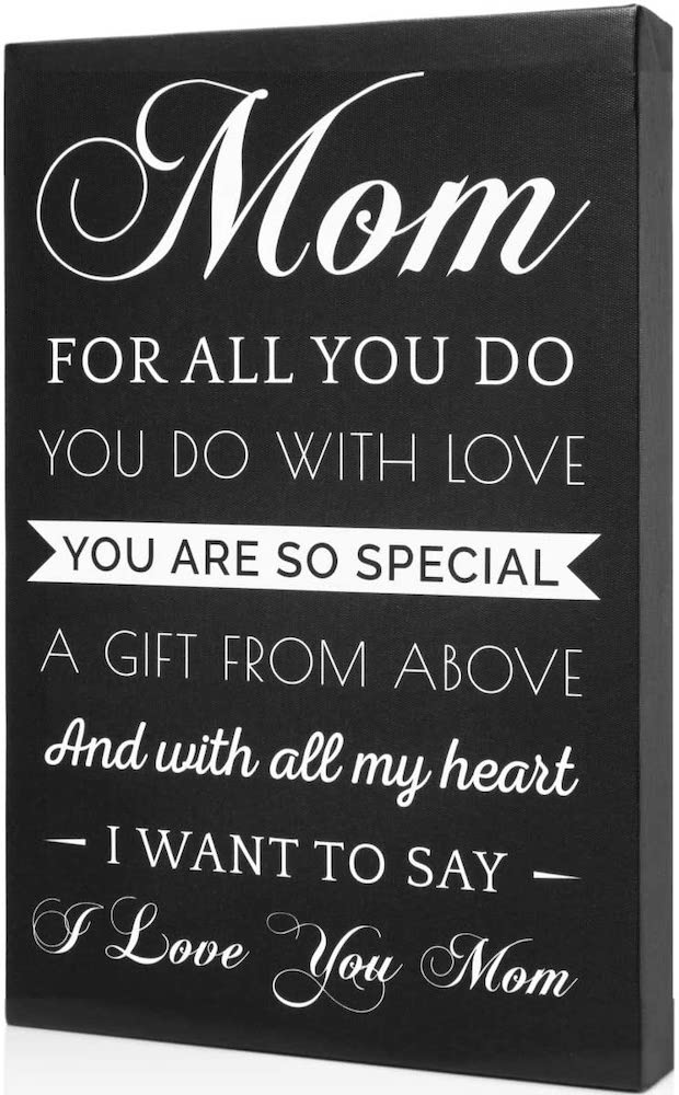 Mom, For All You Do You Do With Love Canvas Mother's Day Gift For Christian Moms