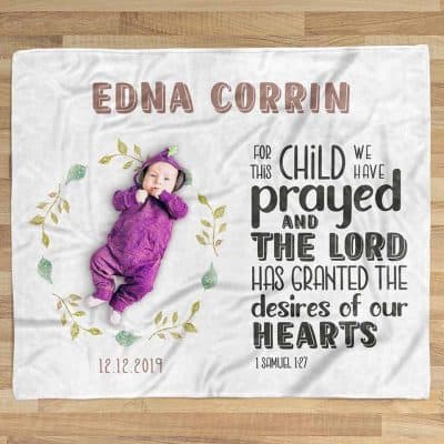 baby girl personalized gifts: Custom Name Blanket