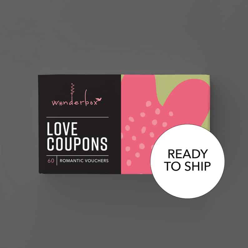 Cute Love Coupon - First Anniversary Gifts for Girlfriend
