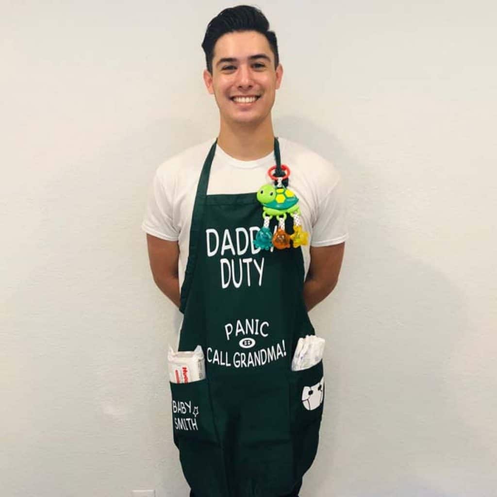 new daddy gifts: Diaper Duty Apron