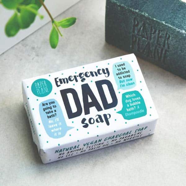 small father's day gift ideas: Emergency Dad Soap