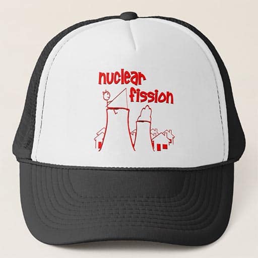 Funny Nuclear Trucker Hat enginners gifts