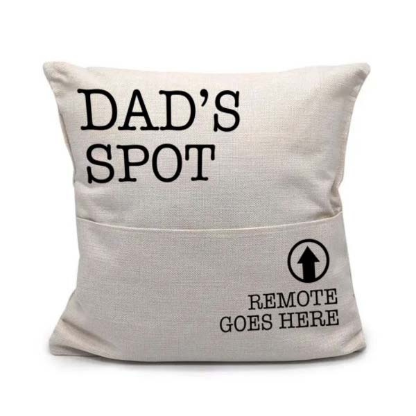 gifts from daughter to dad: linen pillowcase